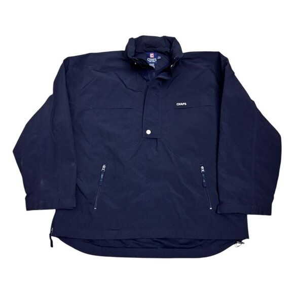 CHAPS Designer Vintage Y2K Waterproof Windbreaker Jacket Mens XL - Picture 2 of 6